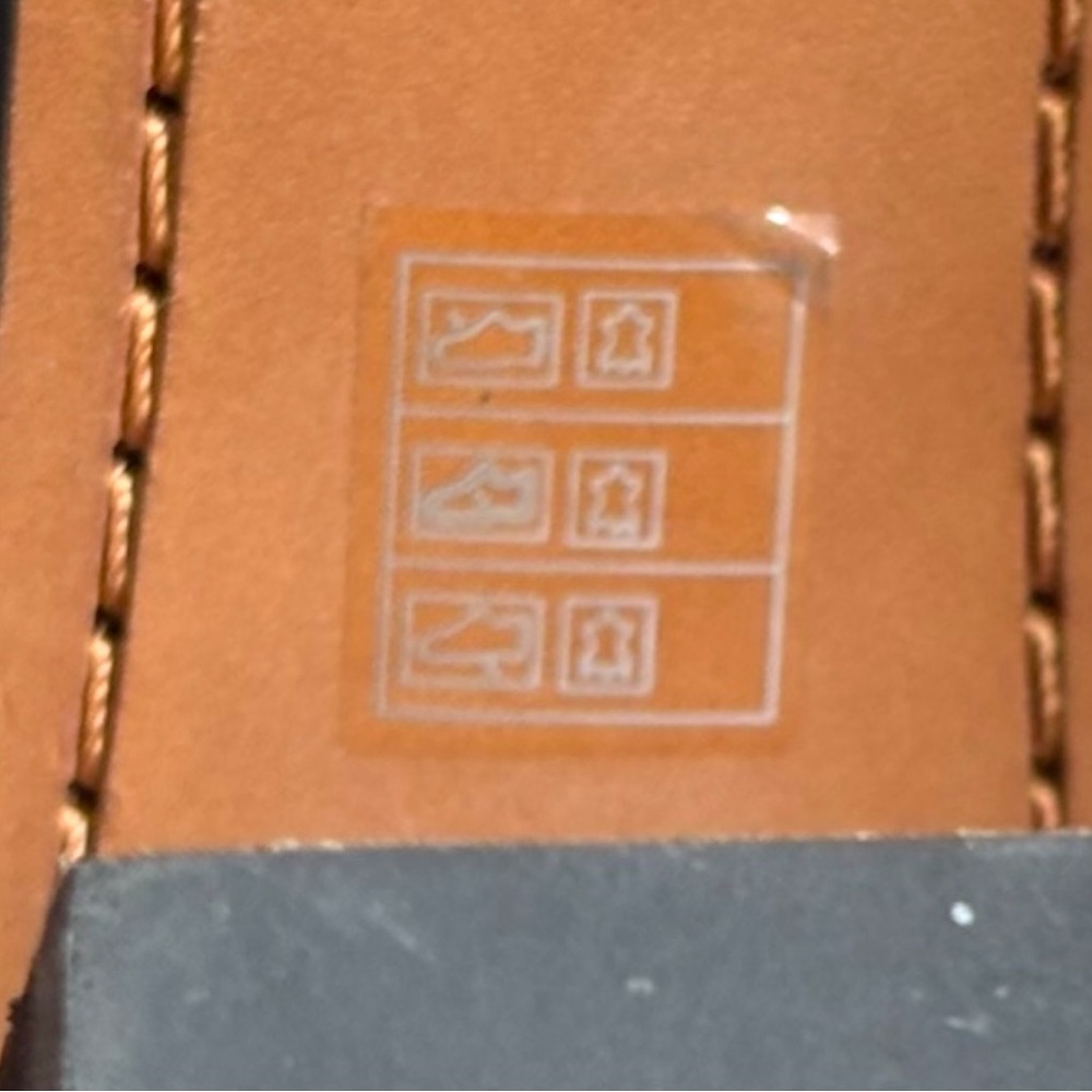 Coach Paige Leather 3” block Heel Open Toe Black snakeskin pattern | Size 8 B - Picture 13 of 14